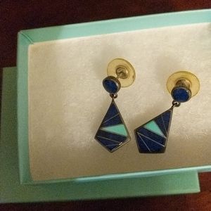 Turquoise sterling silver earrings